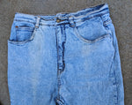 High Waisted Acid Heathered Jeans (31)