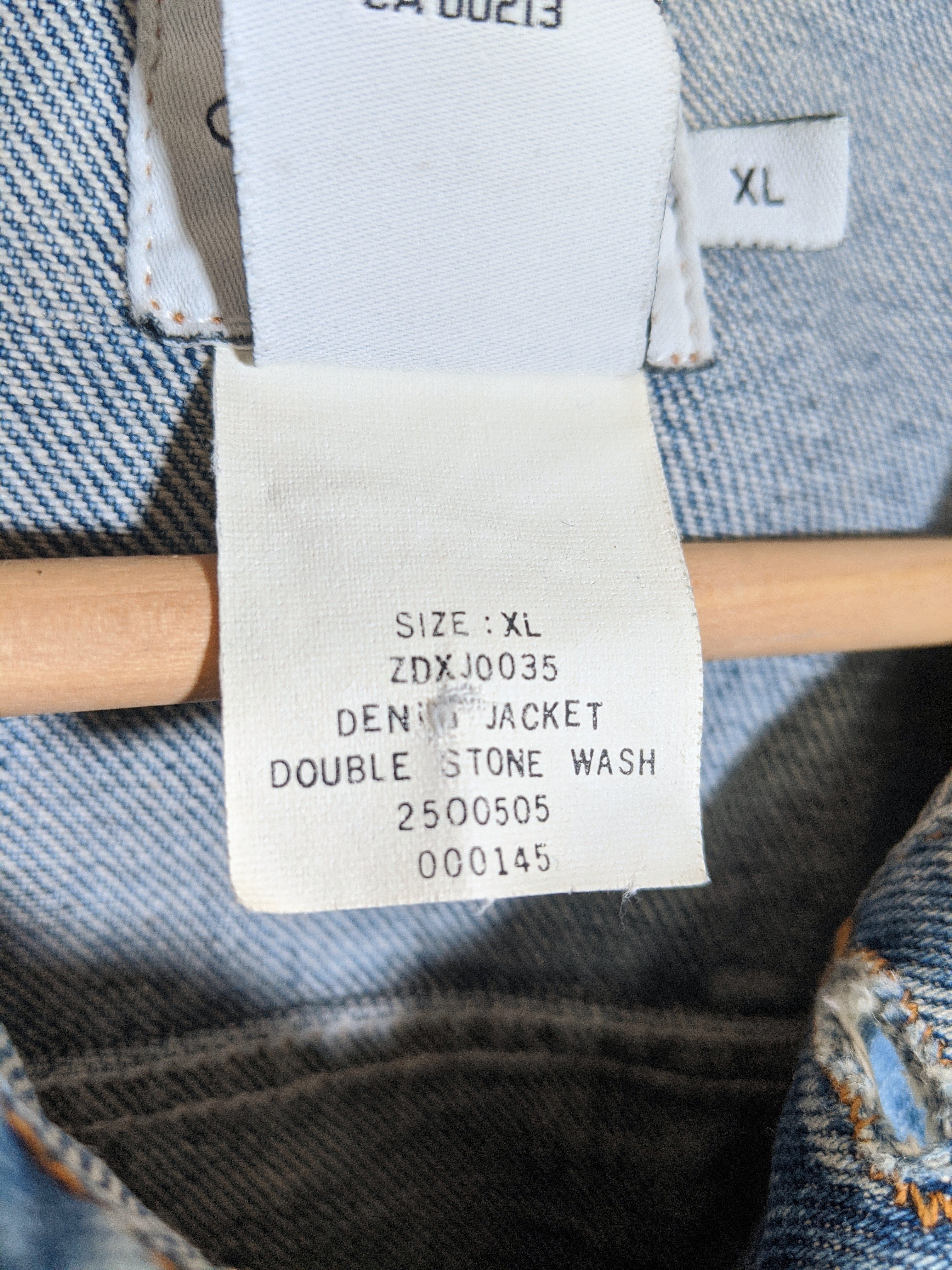 Calvin Stone Wash Denim Jacket (L)