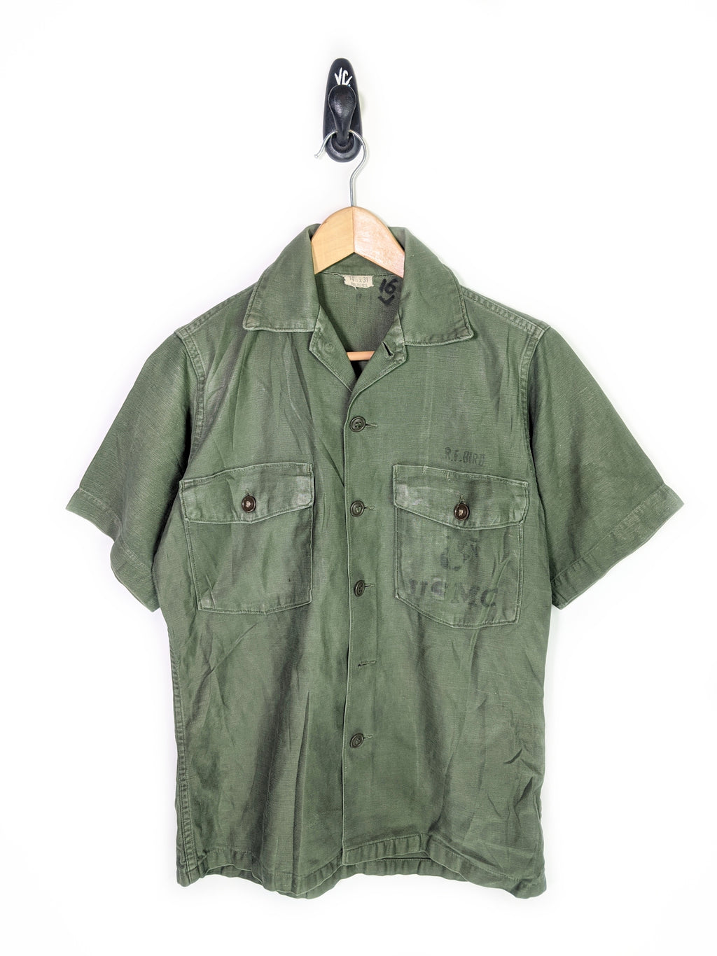 USMC Issued Frayed Button Up (M)