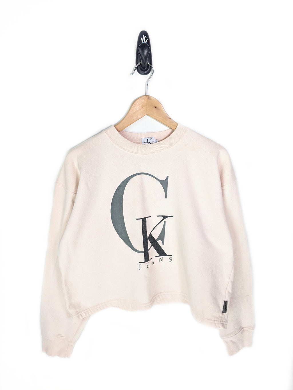 CK Jeans Crop Sweatshirt (M)