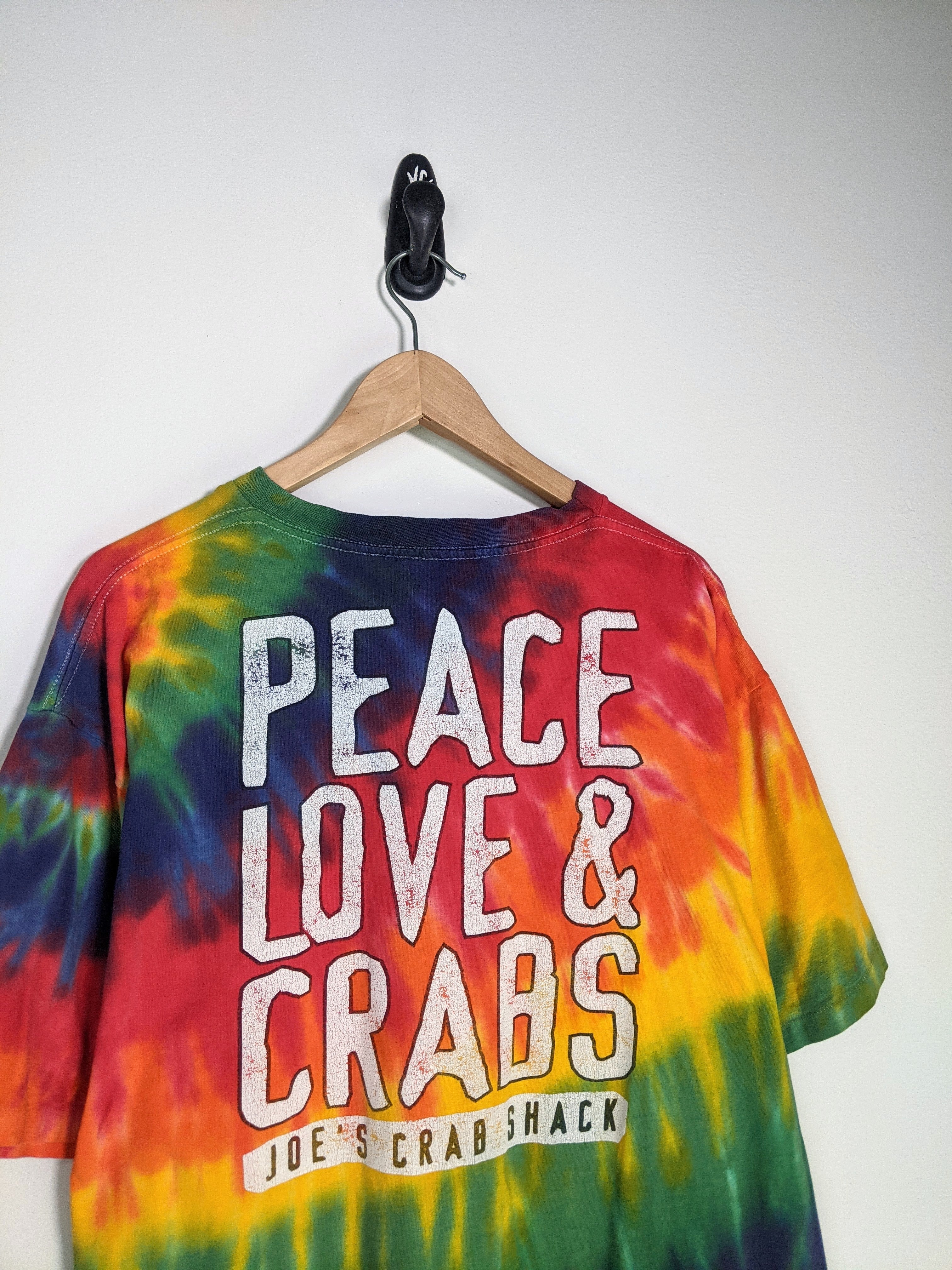 Peace, Love, & Crabs Tee (XL)