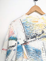 All Over Print Sailing Tee (L)