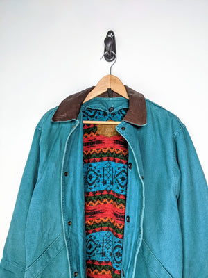 Tribal Lined Canvas Coat (M)