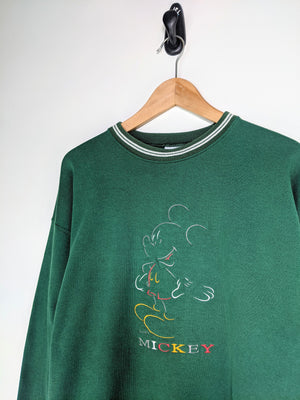 Mickey Shadow Ringer Sweatshirt (XL)